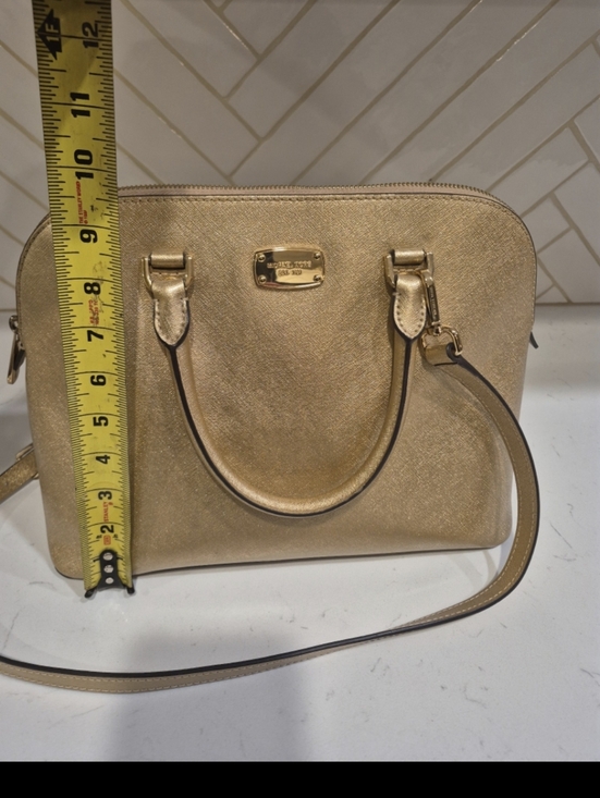 Michael Kors Metallic Gold Shoulder Bag main image 6